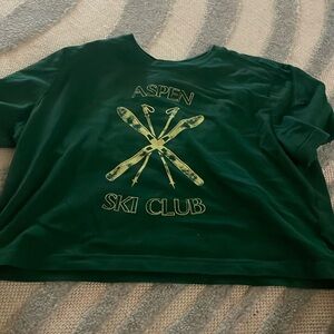 Aspen Ski Club Cropped tee